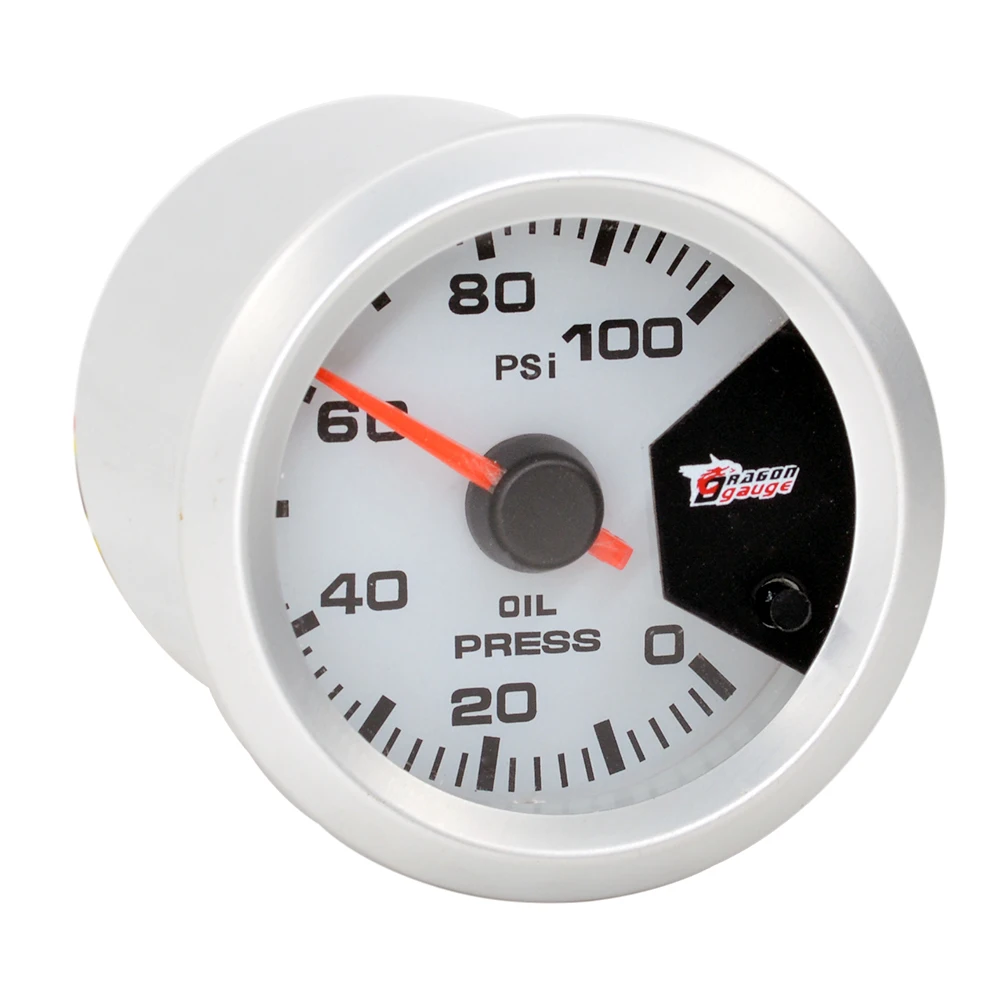 Дракон 52 мм шаговый двигатель 7 цветов Подсветка Авто Автомобильный манометр