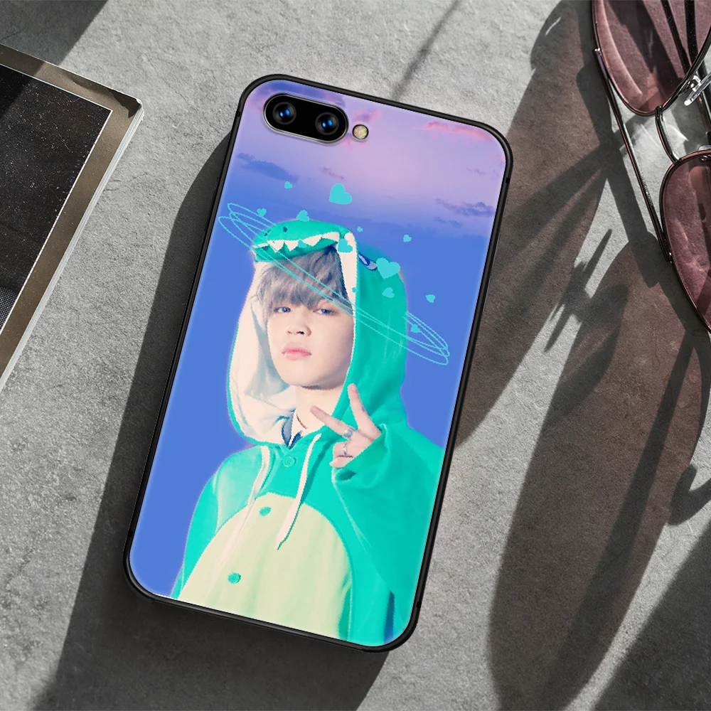 

Bangtan Boys JiMin Phone Case Cover Hull For HUAWEI honor 7a 8 8s 8a 8x 9 9x 10 20 i Lite Pro black Shell Painting Prime Pretty