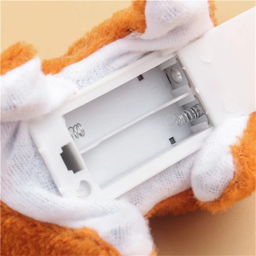 Музыкальный светильник милые плюшевые Роботизированная Электронный Прогулки