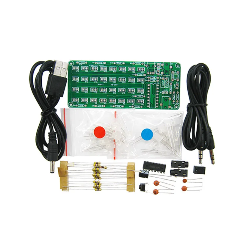 Набор индикаторов уровня 8*4 для пайки SMD учебная плата индикатор аудиоспектра