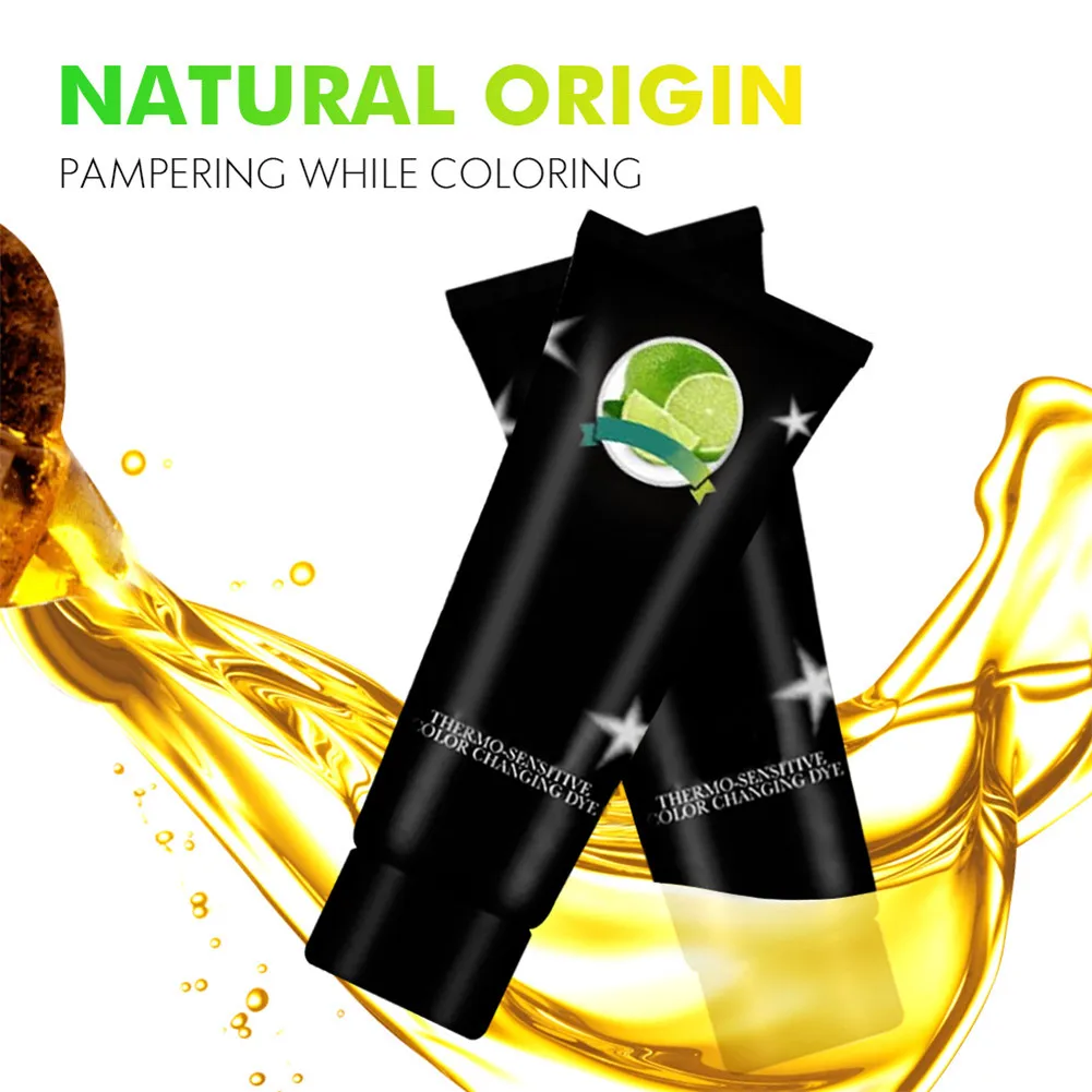 Цветная меняющая цвет краска для волос сделай сам многоцветная Стойкая крем с