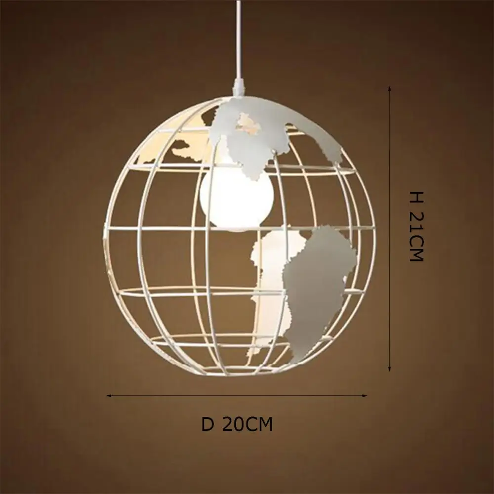 Креативные заземляющие люстры в стиле ретро Лофт железный шар подвесной