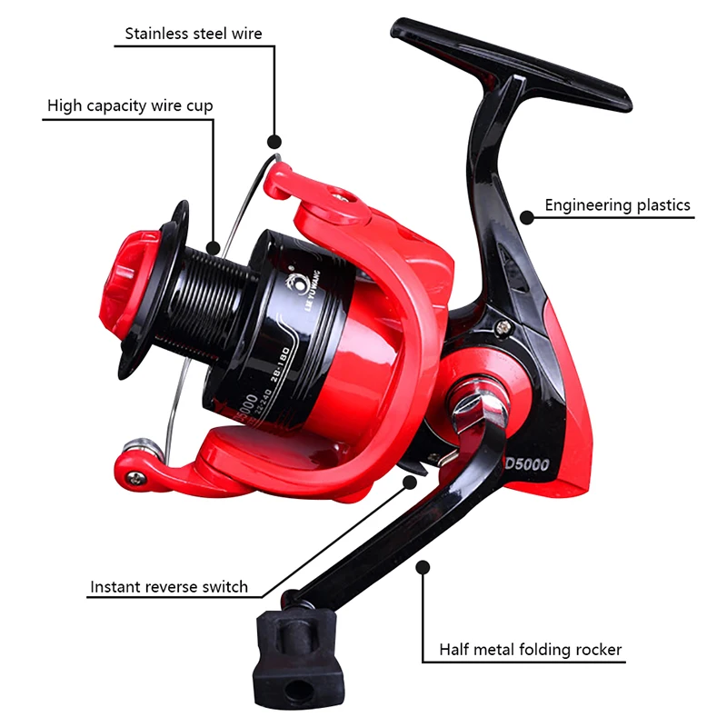 Спиннинг рыболовные катушки 3BB высокая скорость 4 7: 1-5 0: 1 г-отношение приманки для