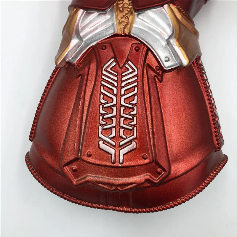 1: 1 светодиодный светильник Thanos Gauntlet Военные перчатки косплей Хэллоуин костюм реквизит Endgame 4 Quantum