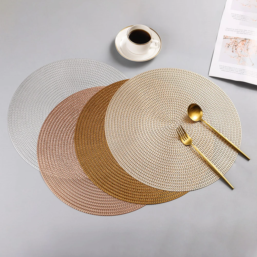 Водостойкая кухонная подстилка из ПВХ 38 см круглые маслостойкие настольные