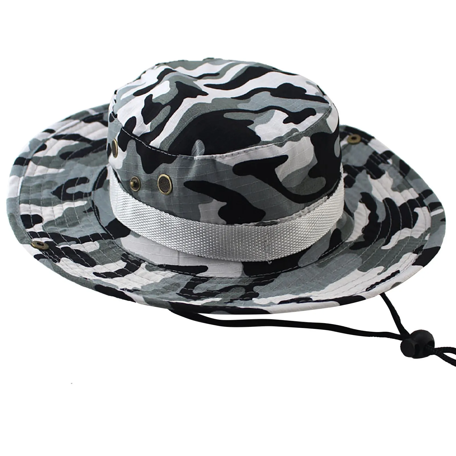 

Hot Quick Outdoor Popular New Men's And Women's Outdoor Camping Solid Color Travel Fisherman Sunscreen Hat Hunting Hiking