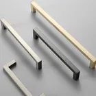 Ручки для шкафа, кухонные дверные ручки, ручки для ящиков, дверные ручки из алюминиевого сплава для шкафа, матовая фурнитура в современном стиле