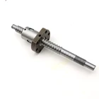 Свинцовый винт SFU1204 150 200 250 300 350 400 450 500 550 600, свернутый шарик C7 с 1204 одиночной гайкой, детали для ЧПУ RM1204