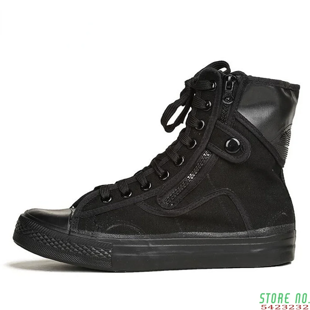 

Новинка, высокие холщовые туфли, эспадрильи, мужская обувь, мужские черные повседневные кроссовки, холщовая обувь на плоской подошве, женск...