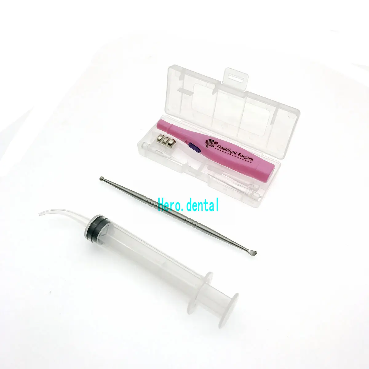 3pcs/set Tonsil Stone Remover Kit LED Light & Box + Irrigation Syringe Premium Tool | Красота и здоровье