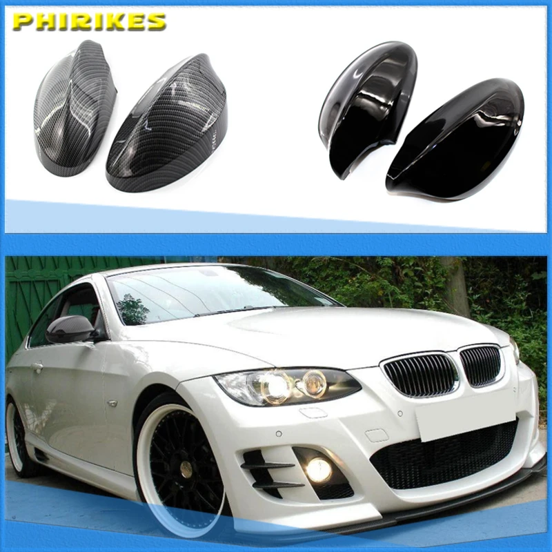 Колпачки для зеркала заднего вида из углеродного волокна BMW 1 3 серии E81 E82 E87 E88 E90 E91
