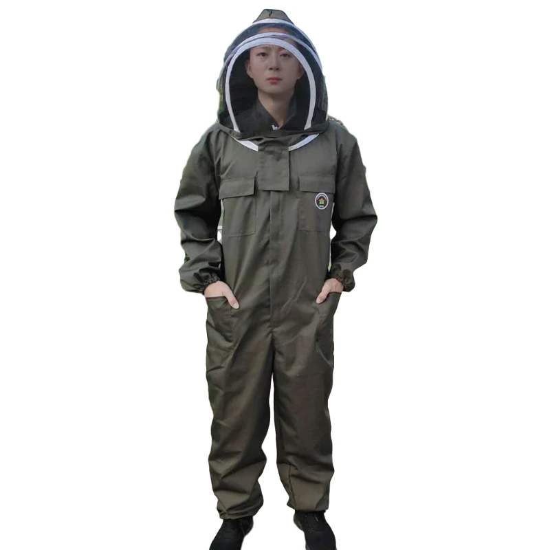 1 Set Beekeeping tools anti bee clothing protective cloth jacket veil blouse head cover full body suit beekeeping equipment | Дом и сад