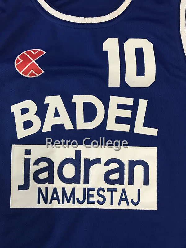 

Drazen petrovic badel zagreb city gatorade vintage Basketball Jersey Mens Stitched Custom Any Number Name jerseys