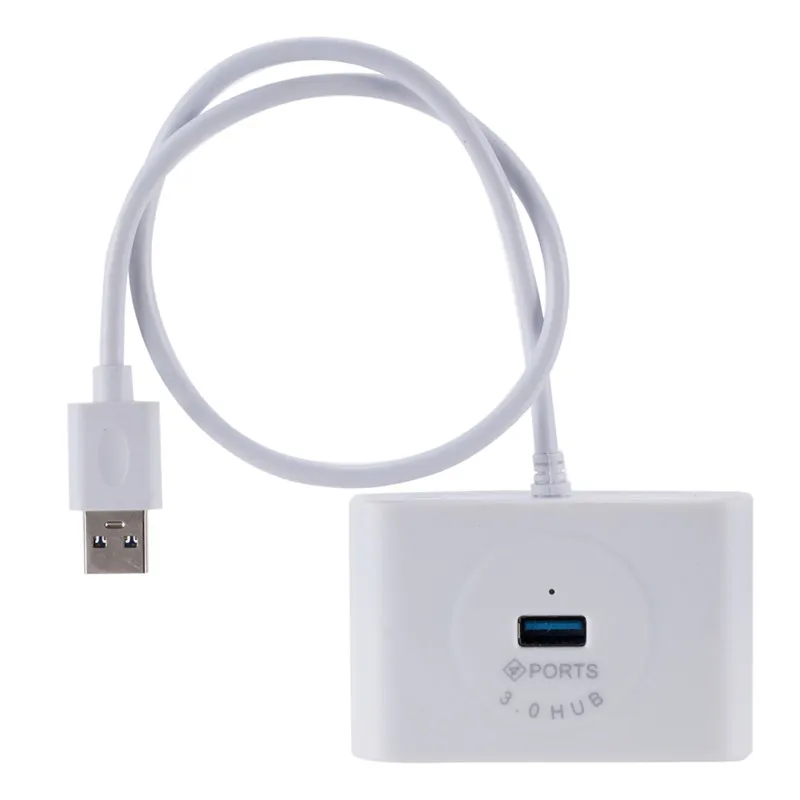 USB 3,0 концентратор 50 см высокоскоростной 4 порта с блоком питания USB3.0 сплиттер OTG адаптер для iMac НОУТБУК настольные компьютерные аксессуары