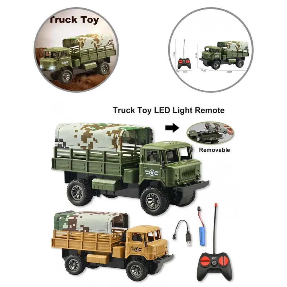Радиоуправляемый грузовик со светодиодный Ной подсветкой Безопасный съемный