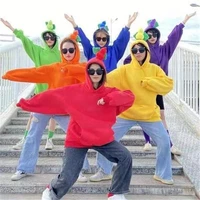 eight colors couples hoodies women men cartoon gourd anime sweatshirts korean funny spring%c2%a0 unisex costume hoodie cotton xxl