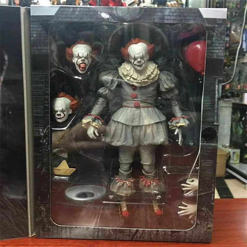

NECA 7" Stephen King's It IT Ultimate Pennywise Clown Action Figure Movie 18CM PVC Model Garage Kit Doll 2017 Toys Gift