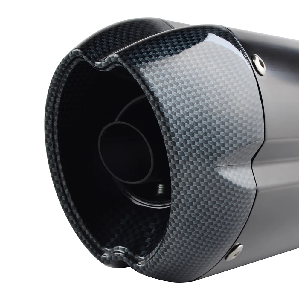 

Universal 38-51mm Stainless steel Silencers Exhaust Muffler For Street Bike ATV Universal Exhaust Muffler Pipe DB Killer