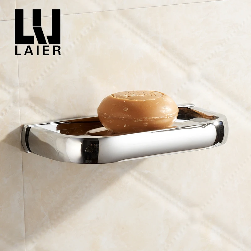 Держатель для мыла Vidric золотистый/хромированный настенный держатель в ванную