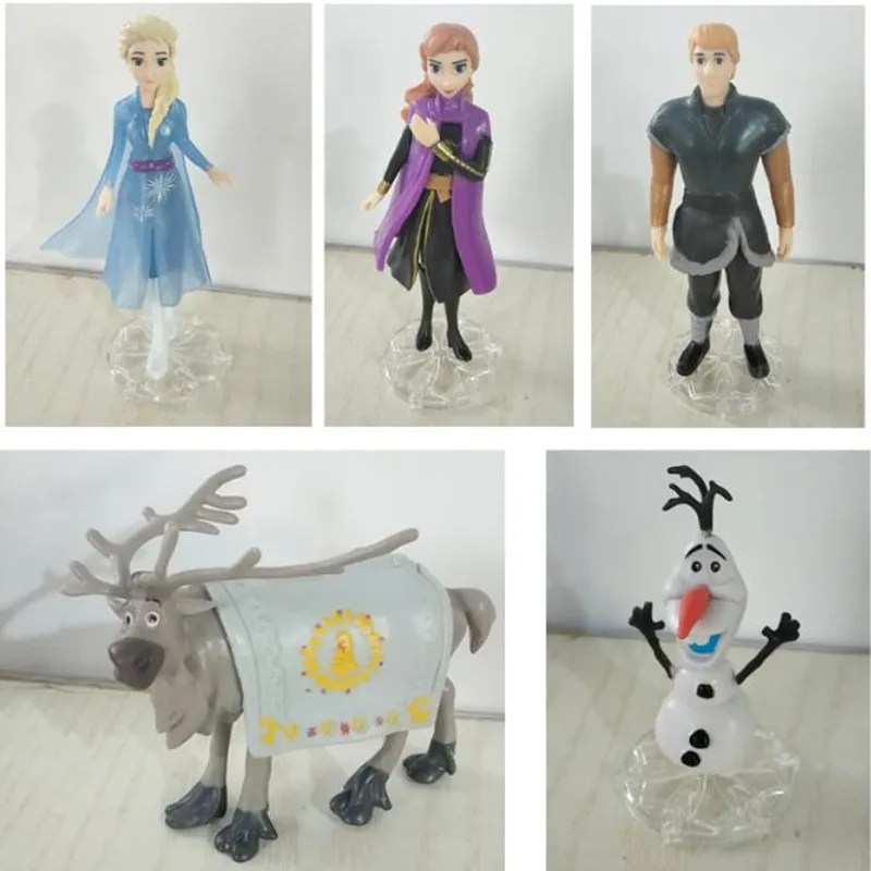 Disney frozen 2 Анна Эльза Xuebao 5 шт./лот куклы торты украшения запеченные детские игрушки