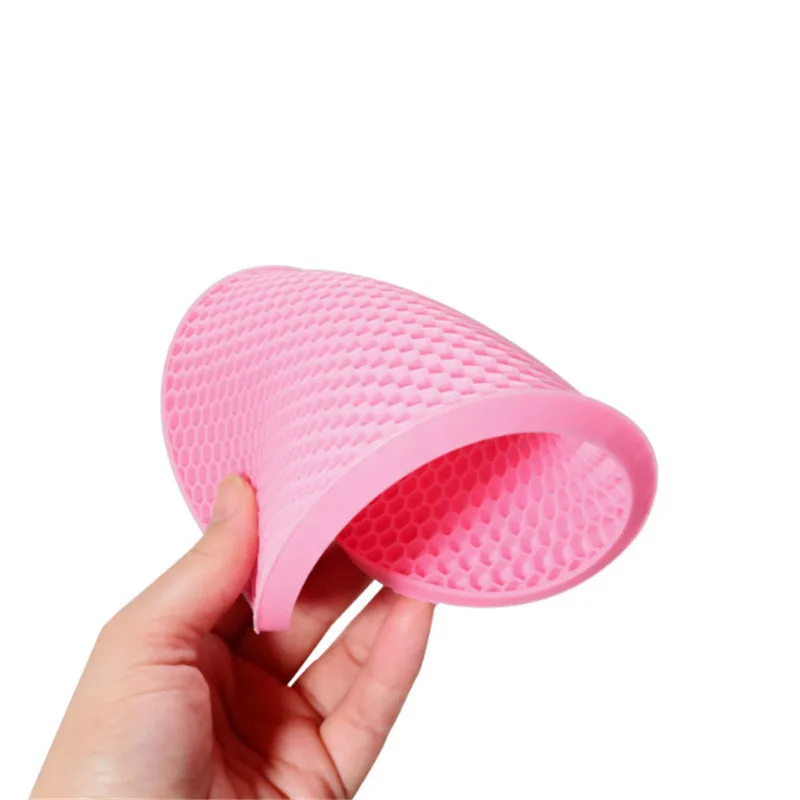 Круглый термостойкий силиконовый коврик подставки для кухонных приборов не