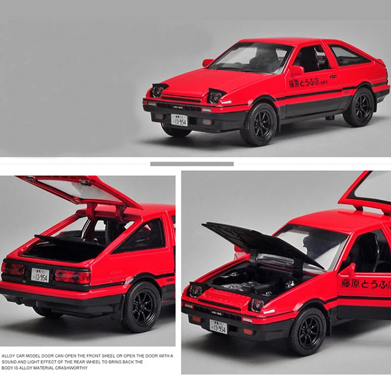 AE86 Начальная Модель D тачки Оттягивают назад автомобиль сувенир хобби подарок на