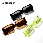Longkeader, Модные Винтажные Солнцезащитные очки для женщин, фирменный дизайн, Ретро стиль, прямоугольные солнцезащитные очки, UV400 линзы, очки lentes de sol mujer