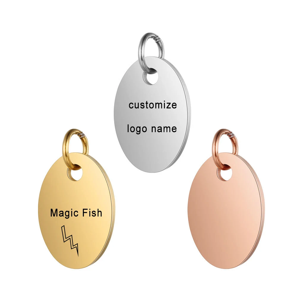 Индивидуальные Подвески для изготовления ювелирных изделий Золотой овальный