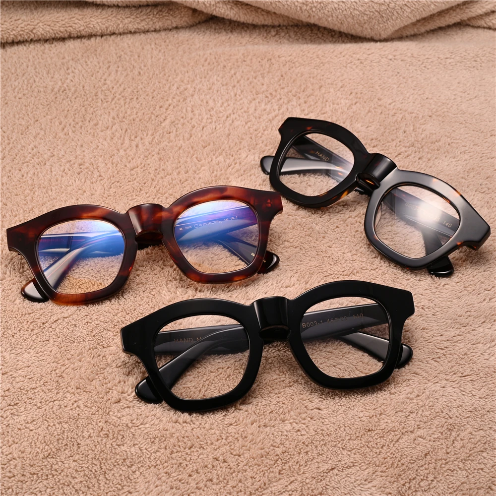 Vazrobe винтажные оправы для очков мужские поддельные модные очки ретро по рецепту