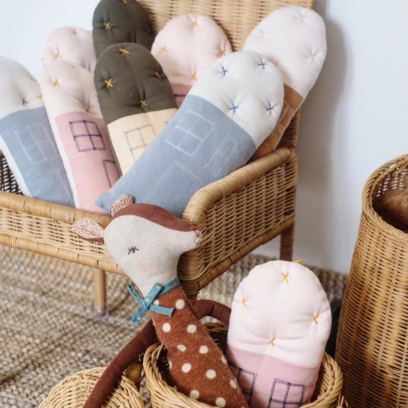 Новинка детская подушка хлопок мультфильм маленький дом новорожденный игрушки