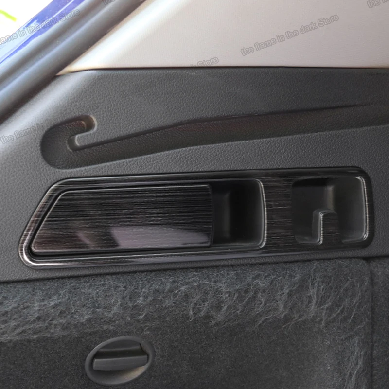 

Lsrtw2017 Carbon Fiber Car Rear Trunk Hook Frame Panel Handle Trims for Audi Q5 2018 2019 2020 Accessories Auto Sticker Styling