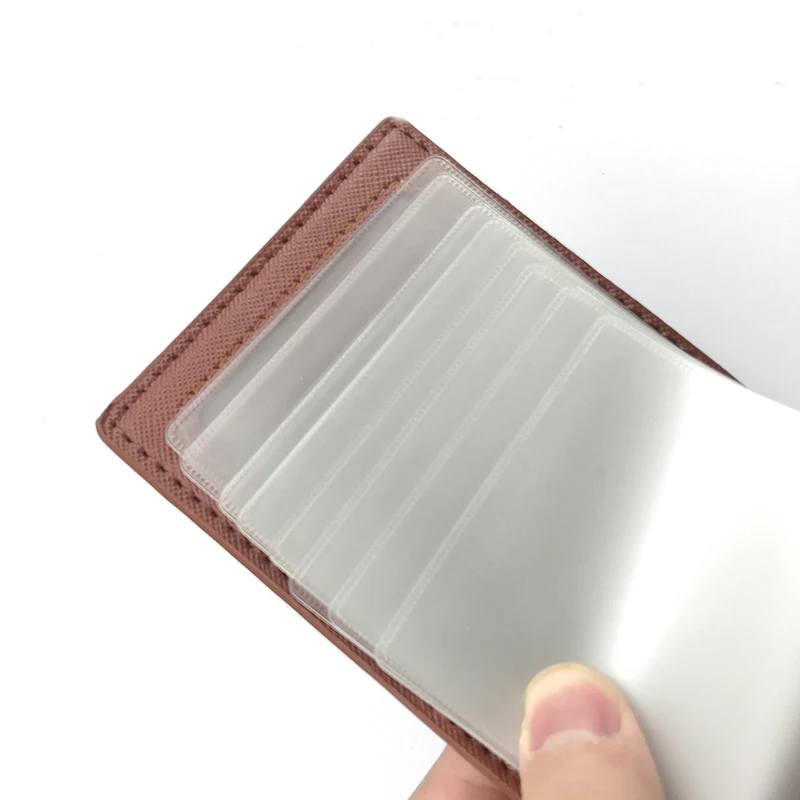 Чехол для деловых женщин кредитный держатель карт ПУ дорожный кошелек Женский