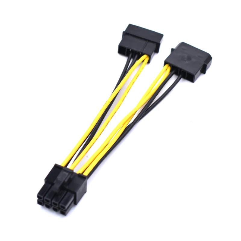 10 шт./лот см Высококачественный 18awg IDE 4 контактный для процессора 8 Удлинительный