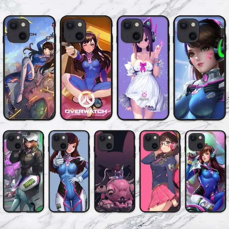 Чехол для телефона OW D.va DVA iPhone 11 12 Mini 13 Pro XS Max X 8 7 6s Plus 5 SE XR | Мобильные телефоны и