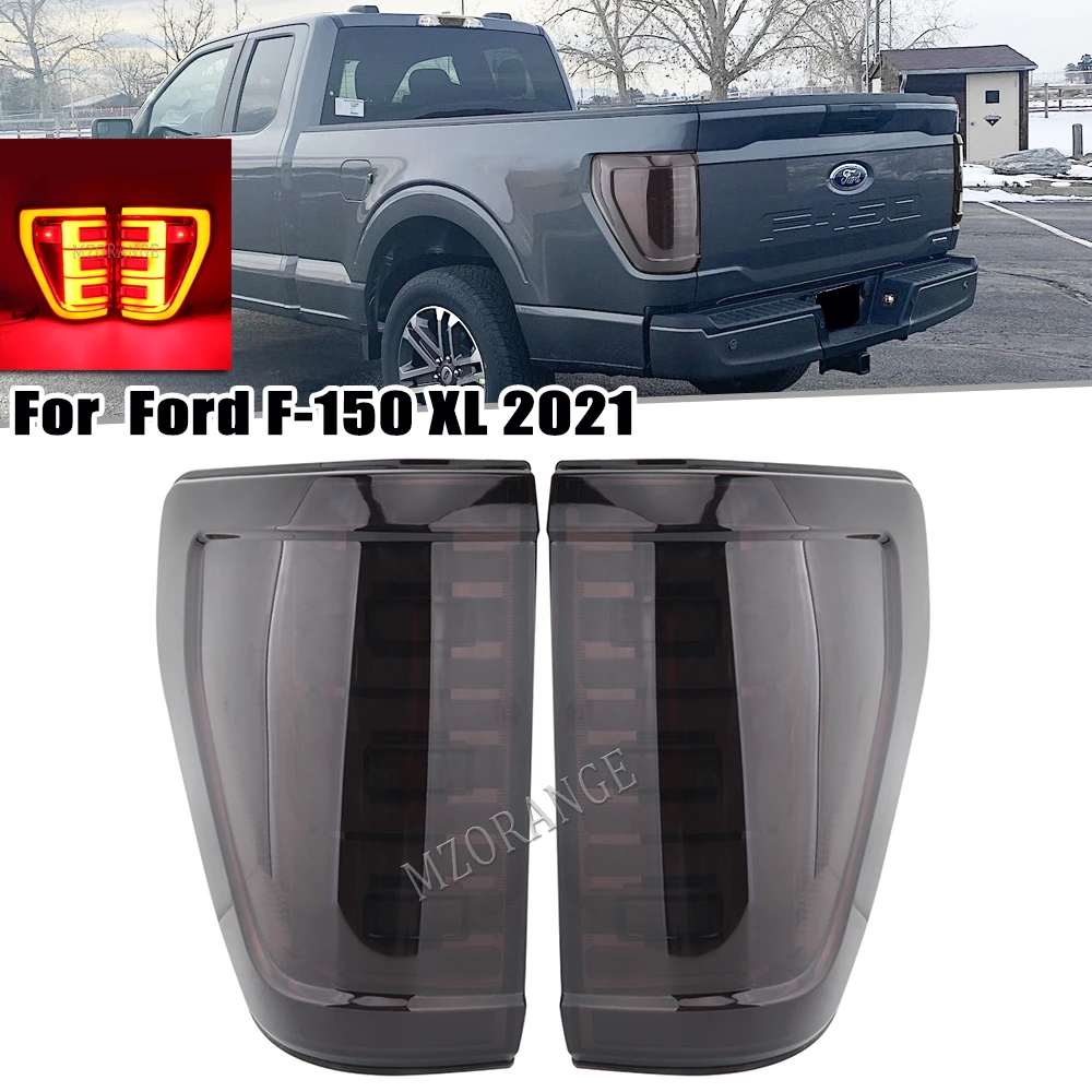 LED Tail Lights For Ford F150 XL 2021 Rear Turn Signal Reverse Driving Brake Warning Reflector Lamp Car Accessories