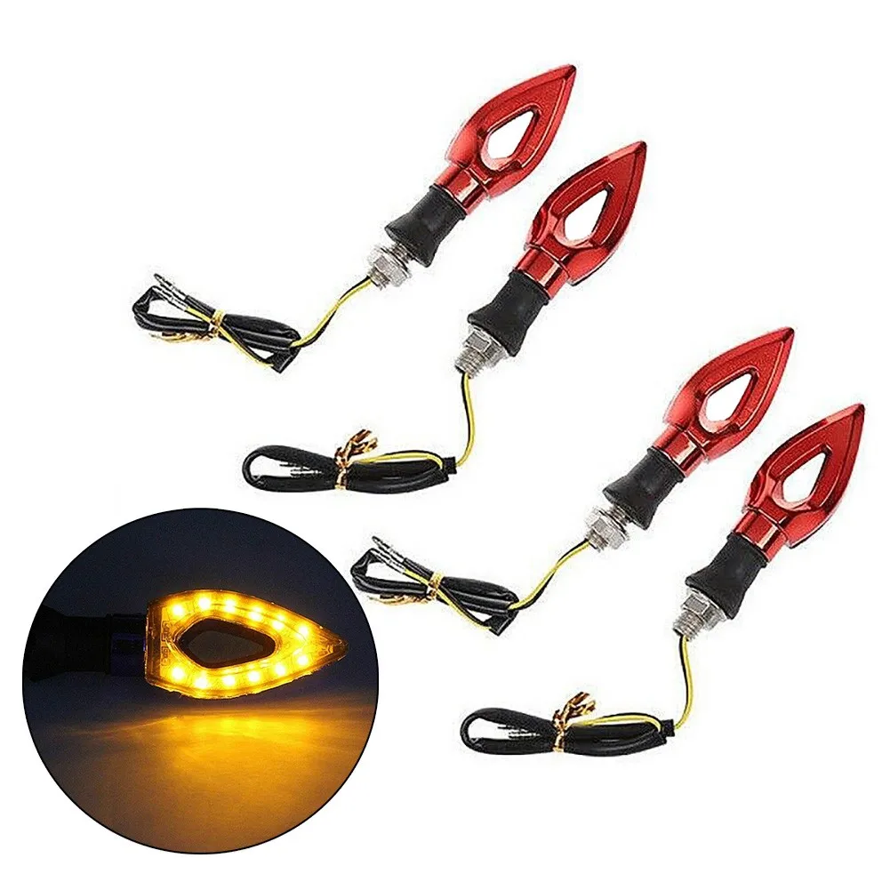 

0.2W Indicators Light 4pcs Accessories Amber Lamp Motorcycle Universal