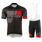 Трикотажный мужской спортивный костюм SCOTT Racing, быстросохнущий, дышащий, с короткими рукавами, для езды на горном велосипеде, для лета, 2021