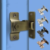 90 degree door sliding lock latch hasps bending latch barrel bolt stainless steel right angle large door anti theft buckle
