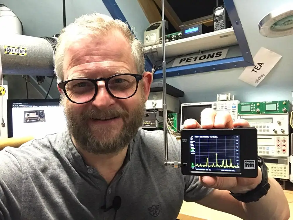 Оригинальный TinySA ручной анализатор крошечного спектра 2 8 &quotTFT дисплей MF/HF/VHF UHF с