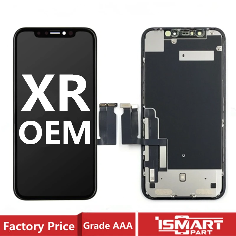 

Оригинальный ЖК-дисплей OEM для iPhone XR, дисплей с сенсорным экраном, дигитайзер в сборе, Замена с металлической пластиной, тест ОК