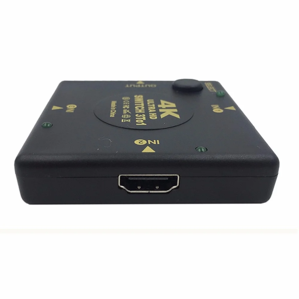 4K Коммутатор HDMI совместимый сплиттер * 2K 3D Mini 3 порта HD переключатель в 1 порт