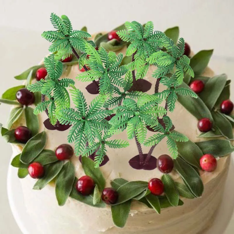 5 шт./лот кокосовое дерево торт Топпер украшения инструменты Свадебные Пальма