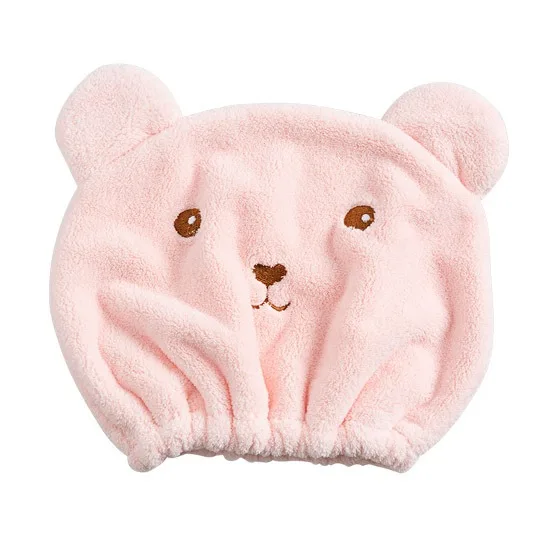 

Cartoon Animal Dry Hair Cap Super Absorbent Fiber Wipe Hair Fast Drying Shower Caps For Adult Quick Dry Hair Towel 30*26cm