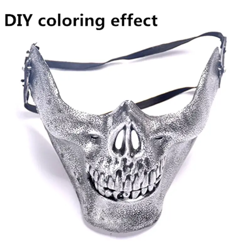 Маска на Хеллоуин в виде черепа маска скелета полная защита лица для косплея