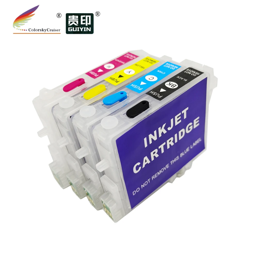 

(RCE-IC4CL42) многоразовый чернильный картридж для Epson IC4CL42 ICBK31 ICC42 PX-A650 PX-V630 BK/C/M/Y (с чипом ARC)