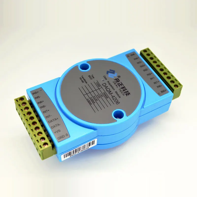 Analog Acquisition Module 4-20mA to RS485 Modbus 8-Channel Current and Voltage Signal Input DAQM4206 | Электроника