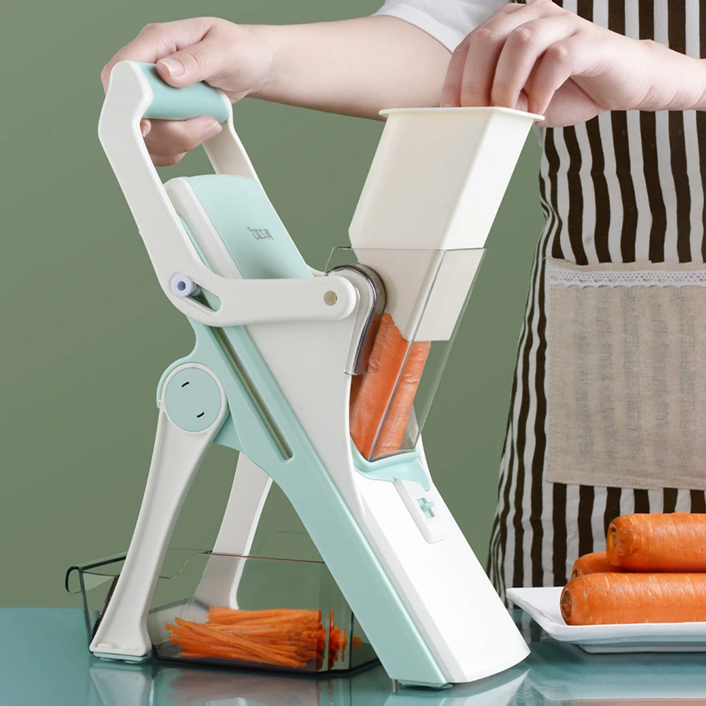 

5 in 1 Vegetable Cutter Practical Slicer Maker Handmade Food Chopper Fruit Potato Meat Shredder Kitchen Supplies