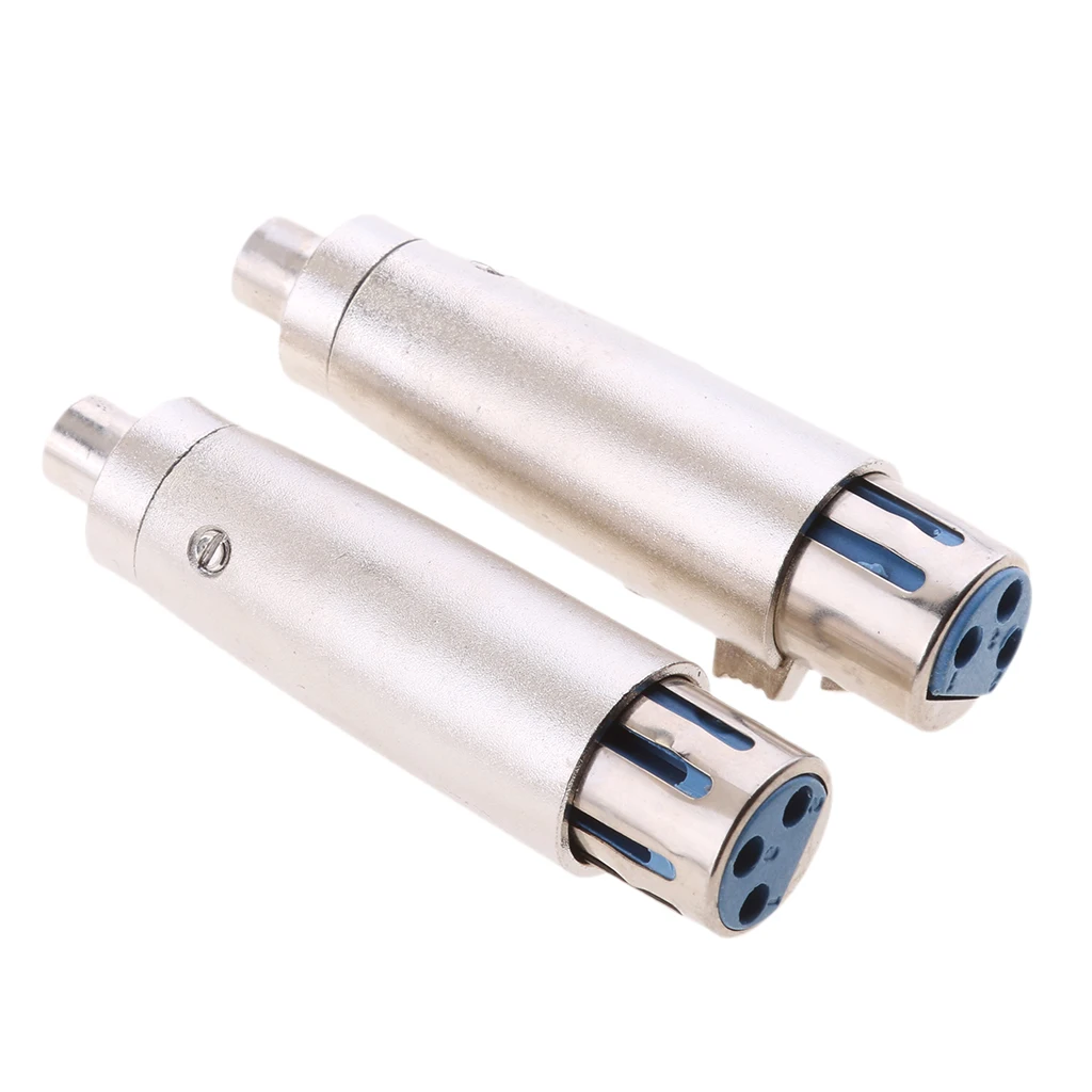 

2x XLR Female to RCA Female Plug 3Pin аудиокабель Микрофон Mic DJ адаптер