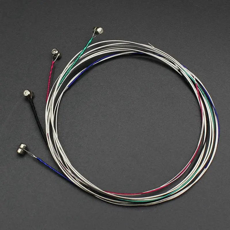 

4pcs A Set of Violin Strings E-A-D-G Core Steel+Nickel Wound Exquisite Stringed Musical Instrument Parts Accessories