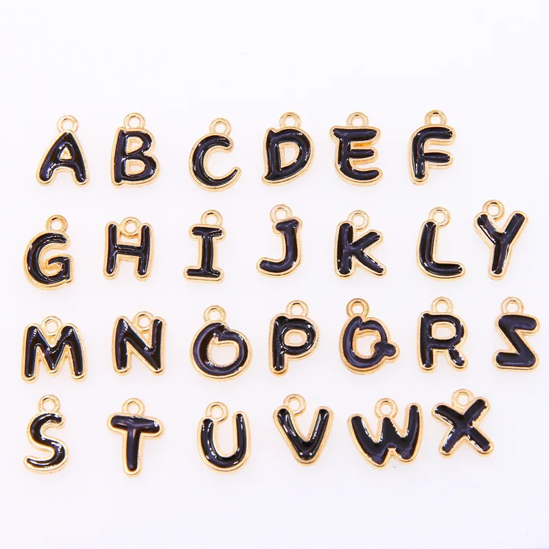 Брелок-чашка для торта A-Z с буквами милый десертный кулон эмалевый металлический